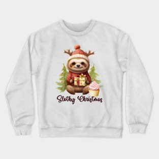 Slothy Christmas Crewneck Sweatshirt